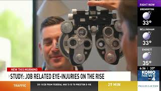 Dr. Bradley Frederickson from Evergreen Eye Center talks to KOMO 4 about Work-Related Eye Injuries