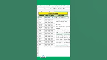 How to sum CSV Values