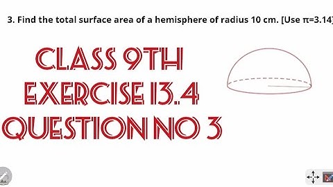 ncert class 9 maths chapter 13(surface areas and volumes) exercise 13.4 question 3