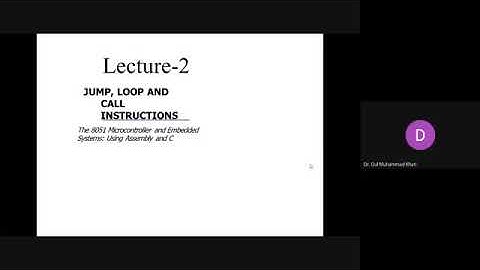 jump , loop ,and call instruction in 8051.