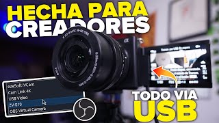 NO MAS CAPTURADORAS O CAMLINK! | NECESITAS LA SONY ZVE10 SI ERES CREADOR DE CONTENIDO O STREAMER!