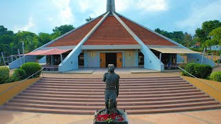Uganda Matyrs Shrine Munyonyo - Aerial highlight 
