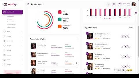 Mediqu - Hospital React Admin Dashboard Template disease administration Build Website
