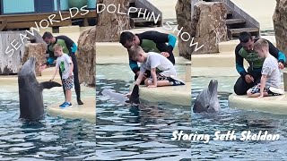 Seaworlds Dolphin 🐬 Show | Starring Special Guest Seth | Orlando Florida | May 2024