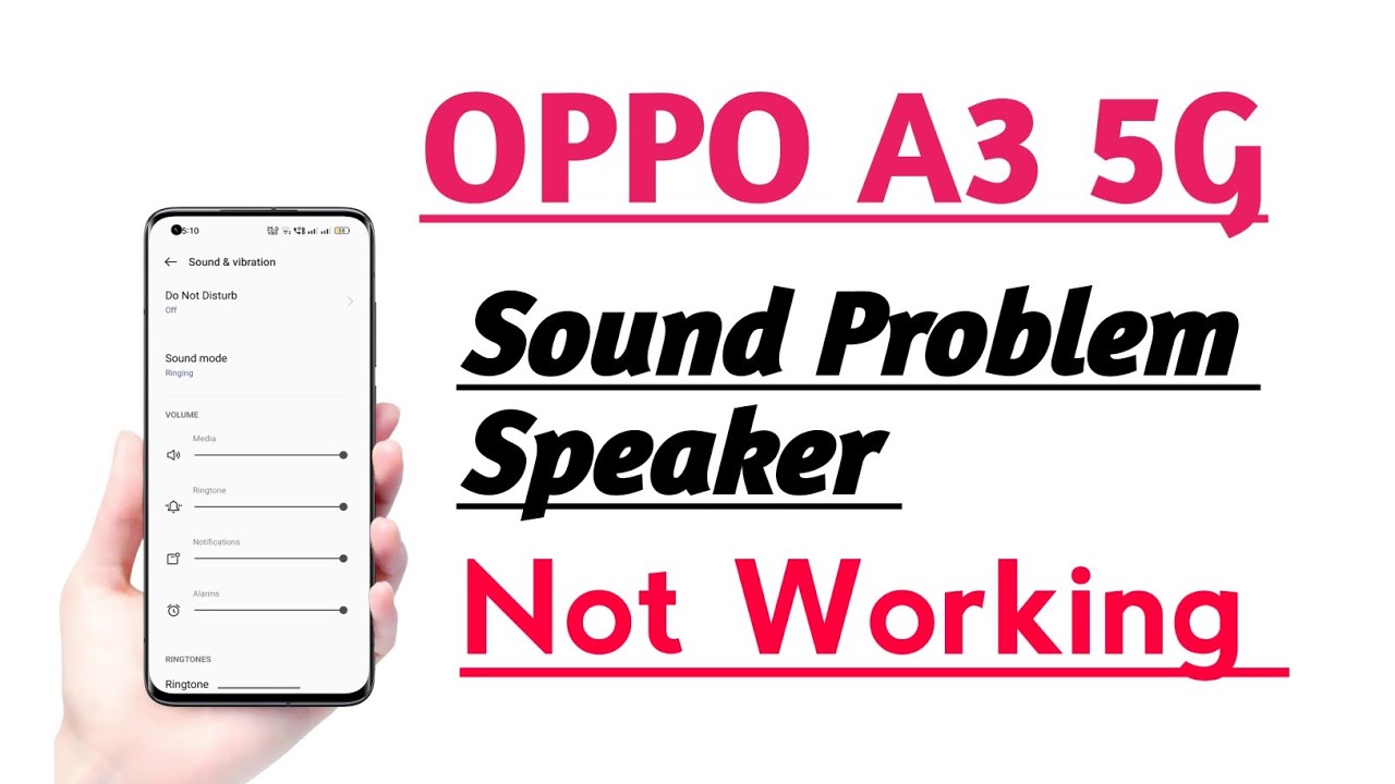 OPPO A3 5G How to Solve Sound Problem Solution Speaker Not working ...