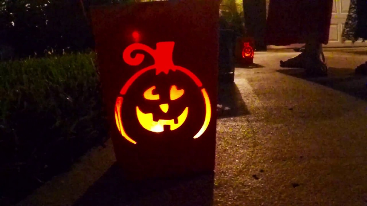 Halloween night trick or treat YouTube