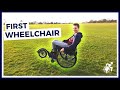 Paraplegic Gets First Wheelchair After Spinal Cord Injury and New Attachments