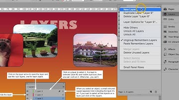 How to use layers in Adobe InDesign CC