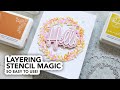 The coolest layering stencils (and SUPER easy to use!)