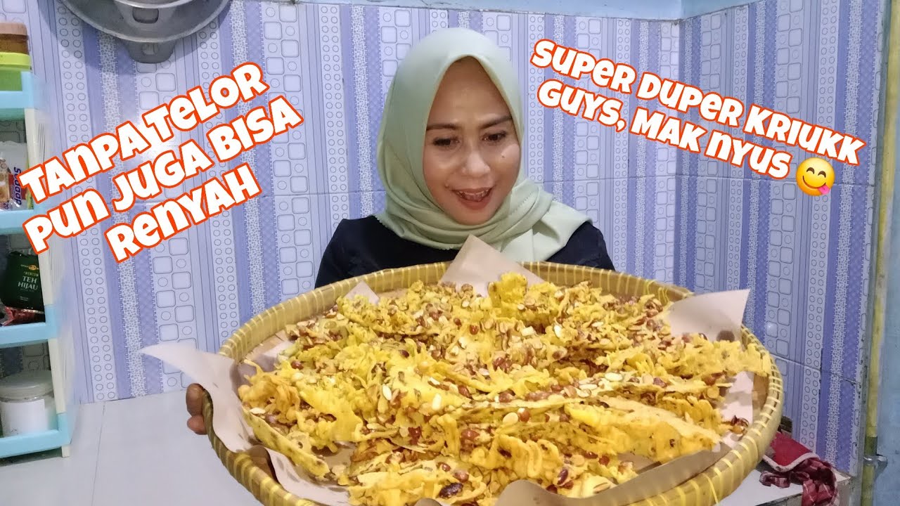 Bikin Rempeyek yg Gurih dan renyah #cooking #bundakasih