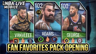 102 OVR Fan Favorites Pack Opening!! | NBA LIVE Mobile 22 S6 Fan Favorites