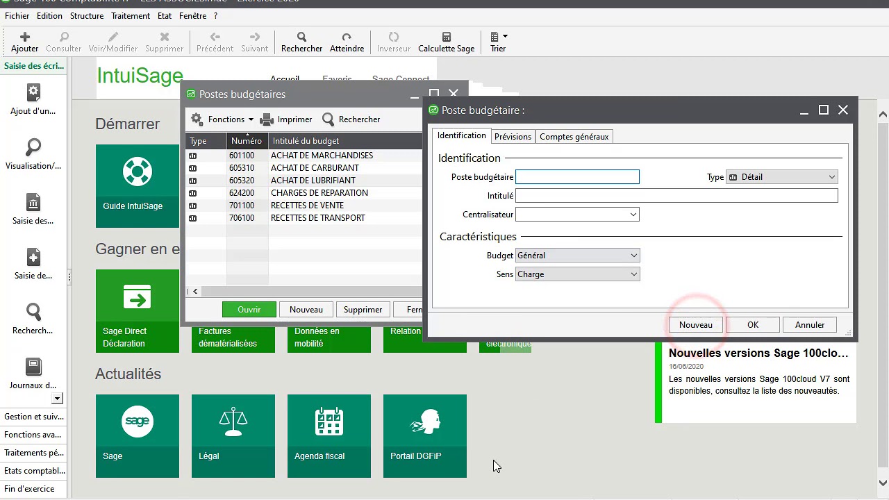 07 SAISIE DU BUDGET DE FONCTIONNEMENT