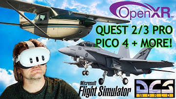 WIRELESS PC VR just got BETTER! VDXR for DCS World + MSFS! FPS BOOST for QUEST 3 & PICO 4 | OPENXR