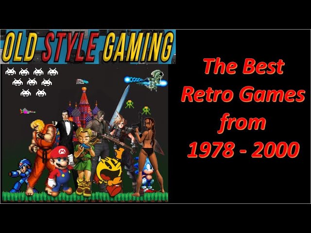 Vandt Takt kone The Best Retro Video Games Ever (1978 - 2000 ) - YouTube