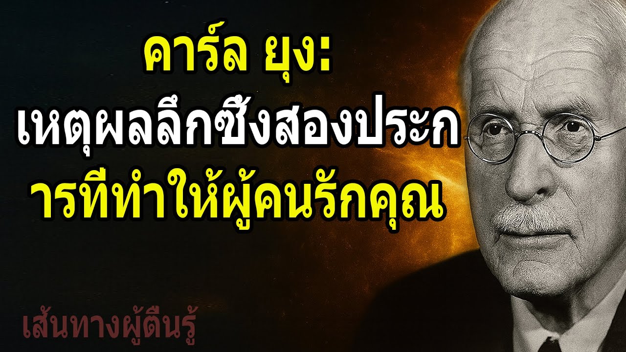 คาร์ล ยุง เหตุผลลึกซึ้งสองประการที่ทำให้ผู้คนรักคุณ