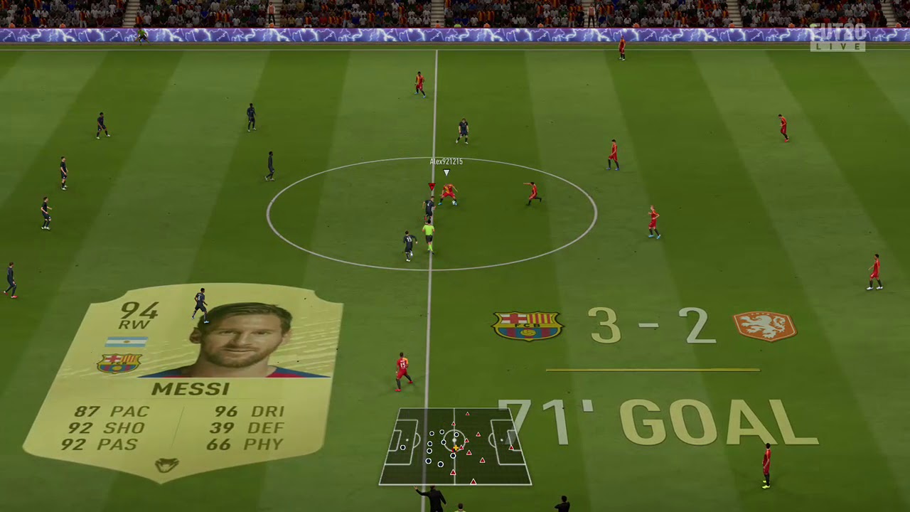 FIFA 20 First score of the new player I got YouTube