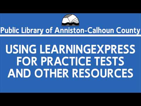 Using LearningExpress for Practice Exams