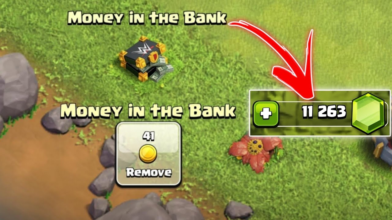 WHAT WE GET AFTER REMOVING MONEY IN THE BANK IN CLASH OF CLANS WHAT'S ...