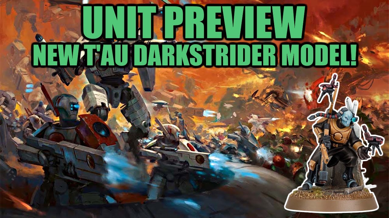 ⁣T'au Codex Cover Revealed! And New Darkstrider Model! │ Warhammer 40k 9th Edition Unit Preview
