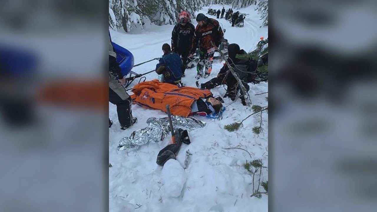 Minnesota woman shares story after snowmobile crash in West Yellowstone