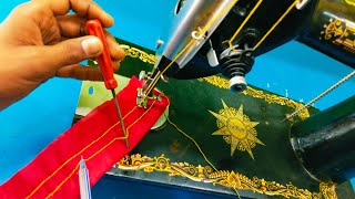 #She leaves the sewing and comes #Why does she leave the sewing machine #Tank #She does not pick ...