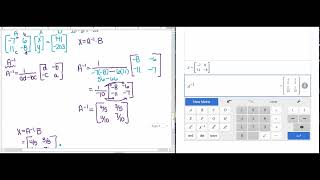 Solving a System of Linear Equations with Matrices [AX=B]