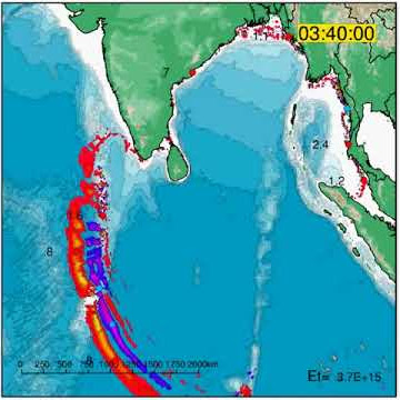 Indian Ocean/Sumatra Tsunami Animation (2004.12.26)