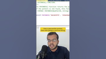 PATINDEX () Function in SQL Server with Practical Example