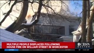 Multiple People Displaced Following House Fire On William Street In Worcester
