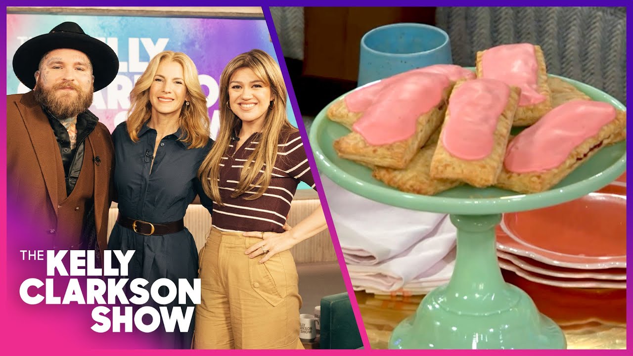 Kelly Clarkson & Teddy Swims Try Jessica Seinfeld's Healthy Pop-Tarts
