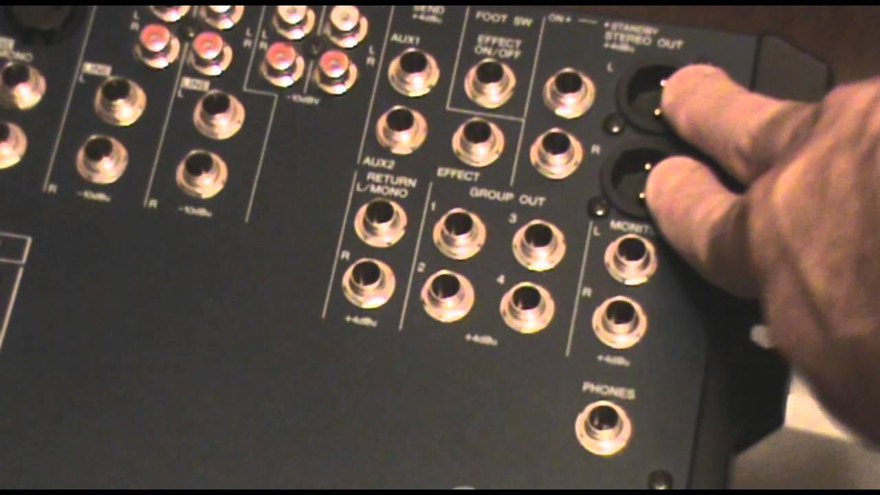 Stage Monitor Mixer Outputs AudioTech