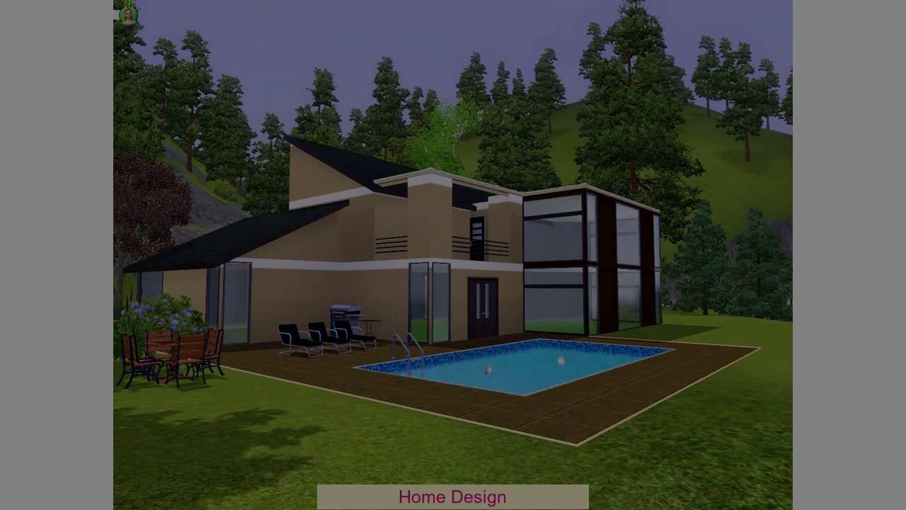  Desain Rumah Minimalis The Sims 3 Homkonsep