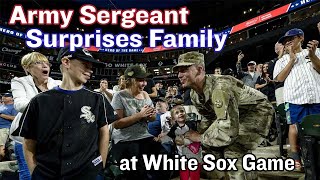 Army Sergeant Surprises Family at White Sox Game