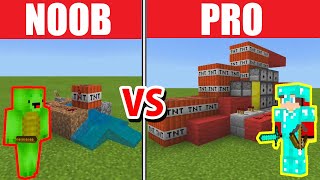 Noob Vs Pro Tnt Cannon