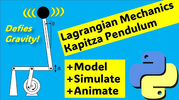 Kapitza Pendulum: Model + Simulate + Animate (Lagrangian Mechanics)