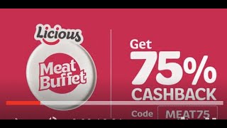 Get up to 75% Cashback* | Licious All You Can Meat Buffet