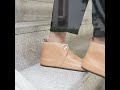 Flat Ankle Boots Lace-Up Soft Horse Leather Shoes for Women #handcraftedshoes #fashion #blackfriday
