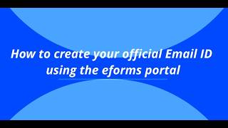 How to create your Official ID using eForms platform