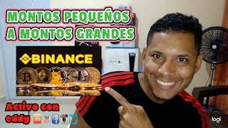 CONVERTIR MONEDAS EN BINANCE PARA ACOMULAR BALANCES PEQUEÑOS A UN BALANCES UNICO MAYOR