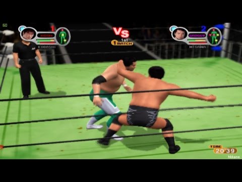 PS2 - All-Star Pro Wrestling 3 Gameplay