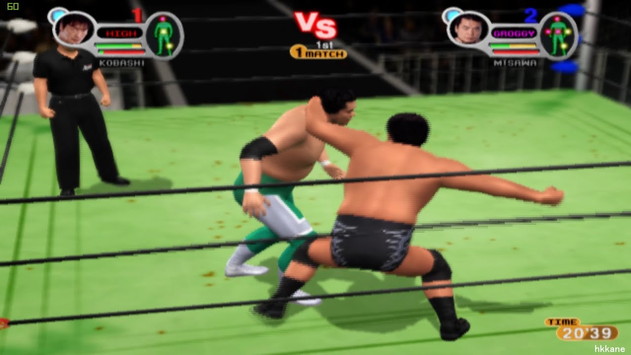 Ps2 All Star Pro Wrestling 3 Gameplay Youtube
