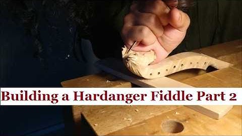 BUILDING A HARDANGER FIDDLE! | Part 2, The Back