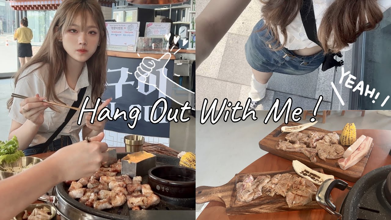 A DAY IN MY LIFE / mini vlog/ lunch / hangout 🥩🥤👗 - YouTube