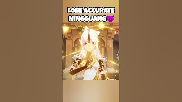Lore Accurate Ningguang‼️🥶😮‍💨 #genshinimpact #honkaistarrail
