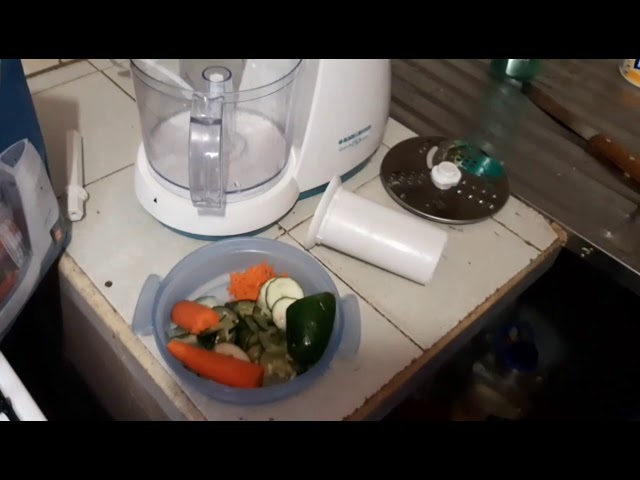 How to slice using the Black & Decker Quick N Easy Food Processor 