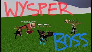 Traveling To The UPPER SKYLANDS And DEFEATING WYSPER BOSS In Roblox Blox  Fruits! 