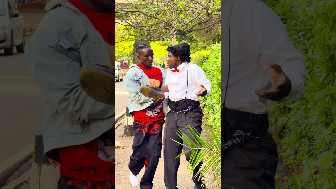 Charlie Chaplin is back😅 #prank #kenyancharliechaplin #funny