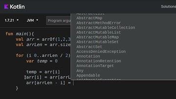 Reverse an array, very simple way(Kotlin)