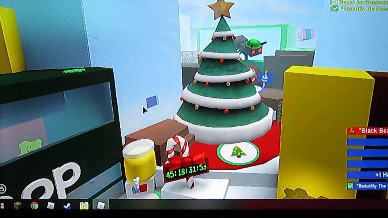 checking out the new beesmas update in bee swarm simulator YouTube
