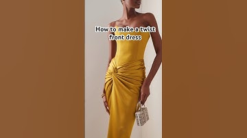 Making a Twist Front Dress #sewing #fashion #design
